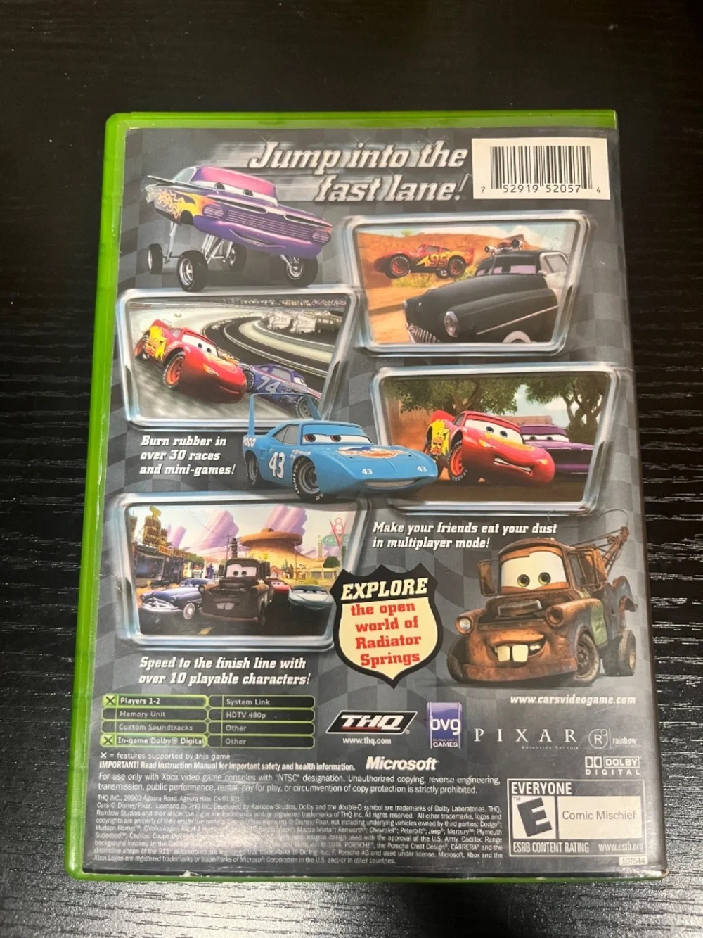 Cars (Microsoft Xbox, 2006)